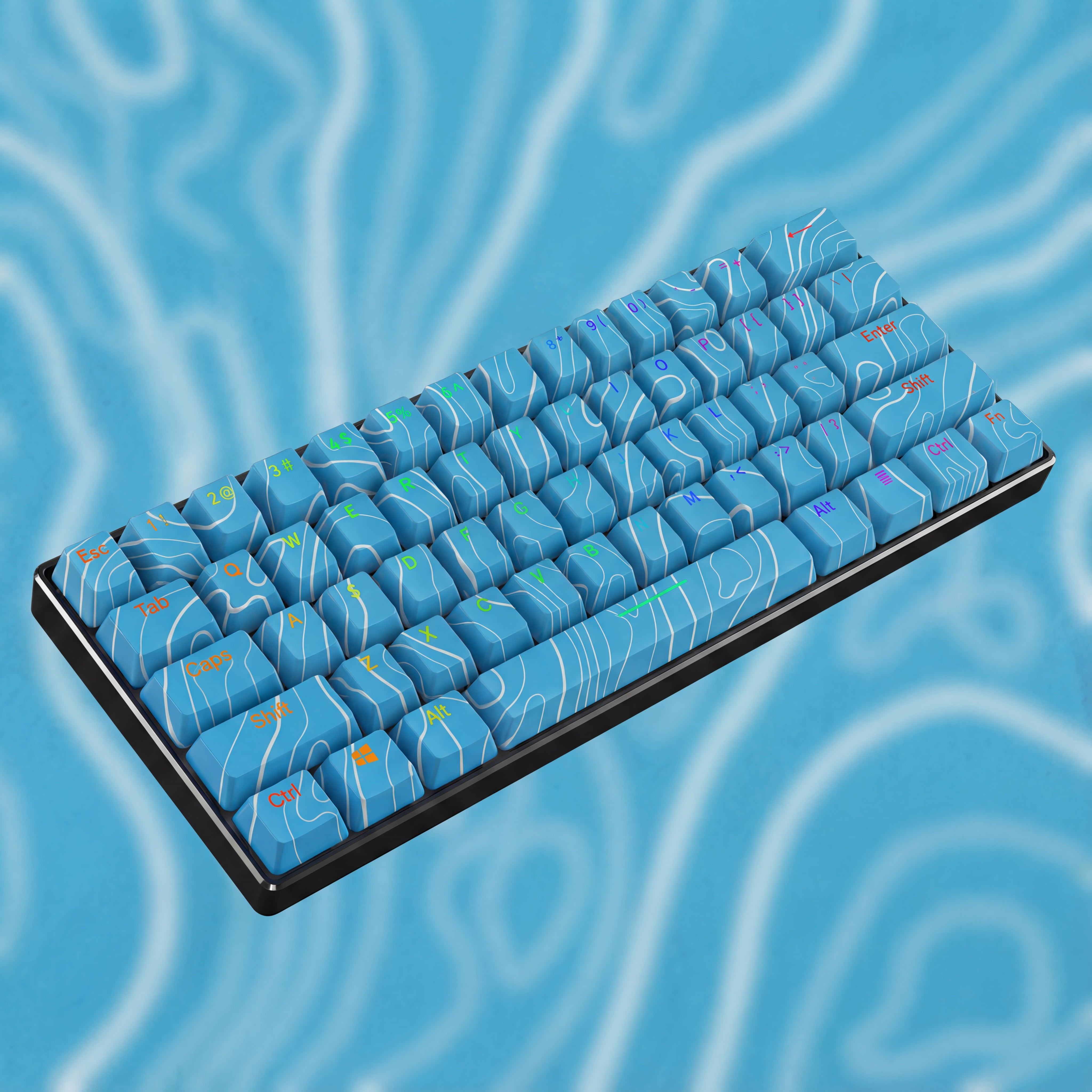 Blue Damascus T60 Pro Keyboard