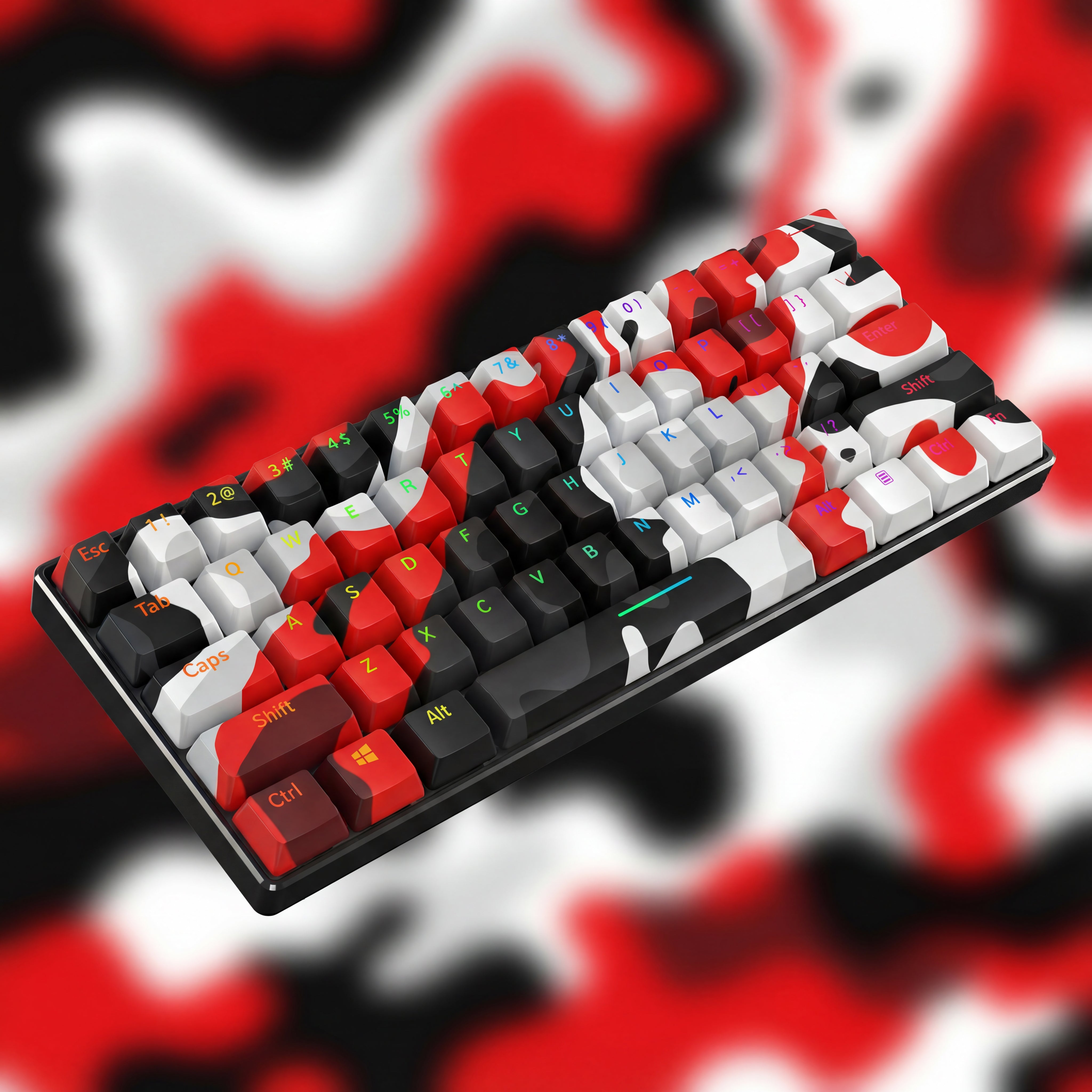 Camo Red Arctic T60 Pro Keyboard