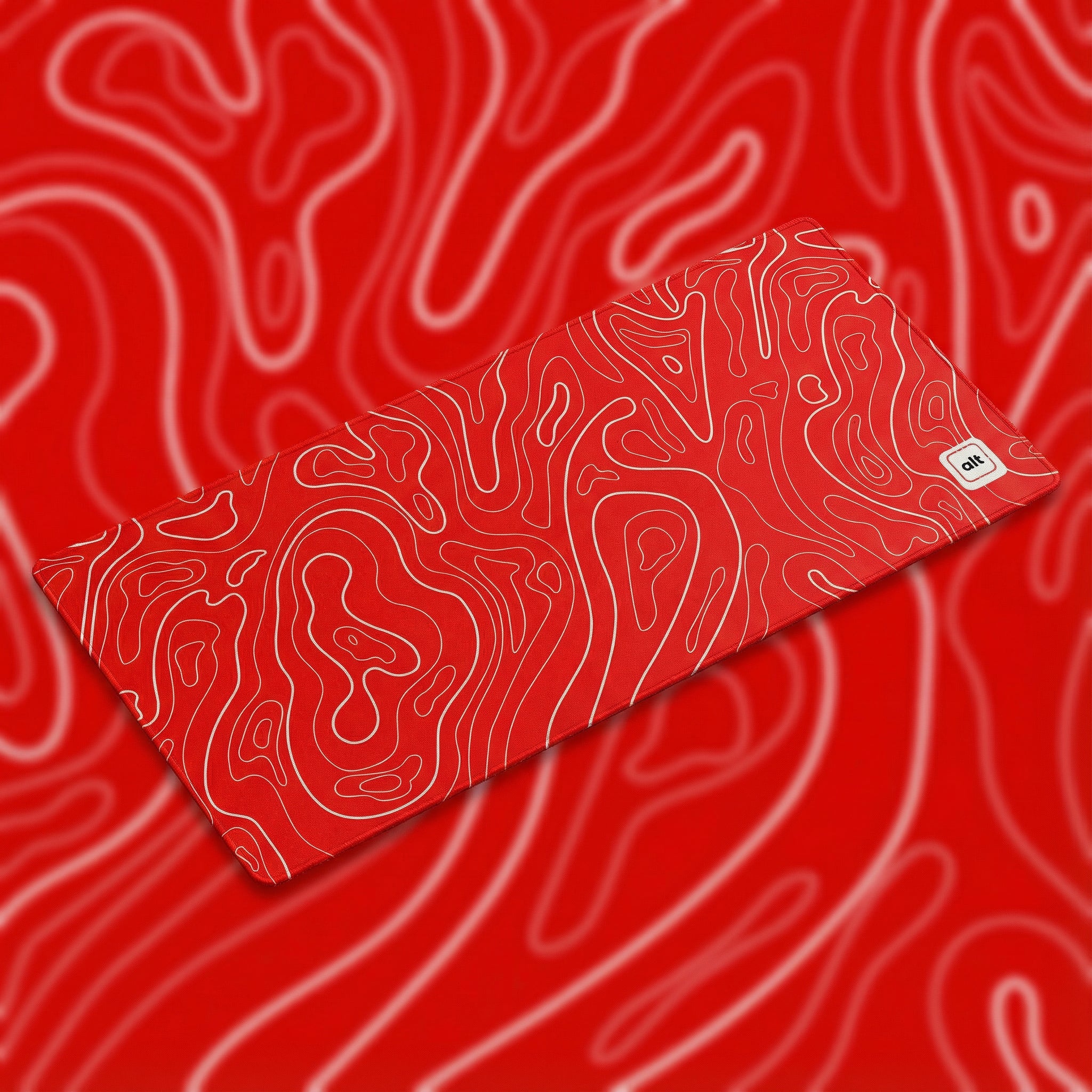 Red Damascus Mousepad