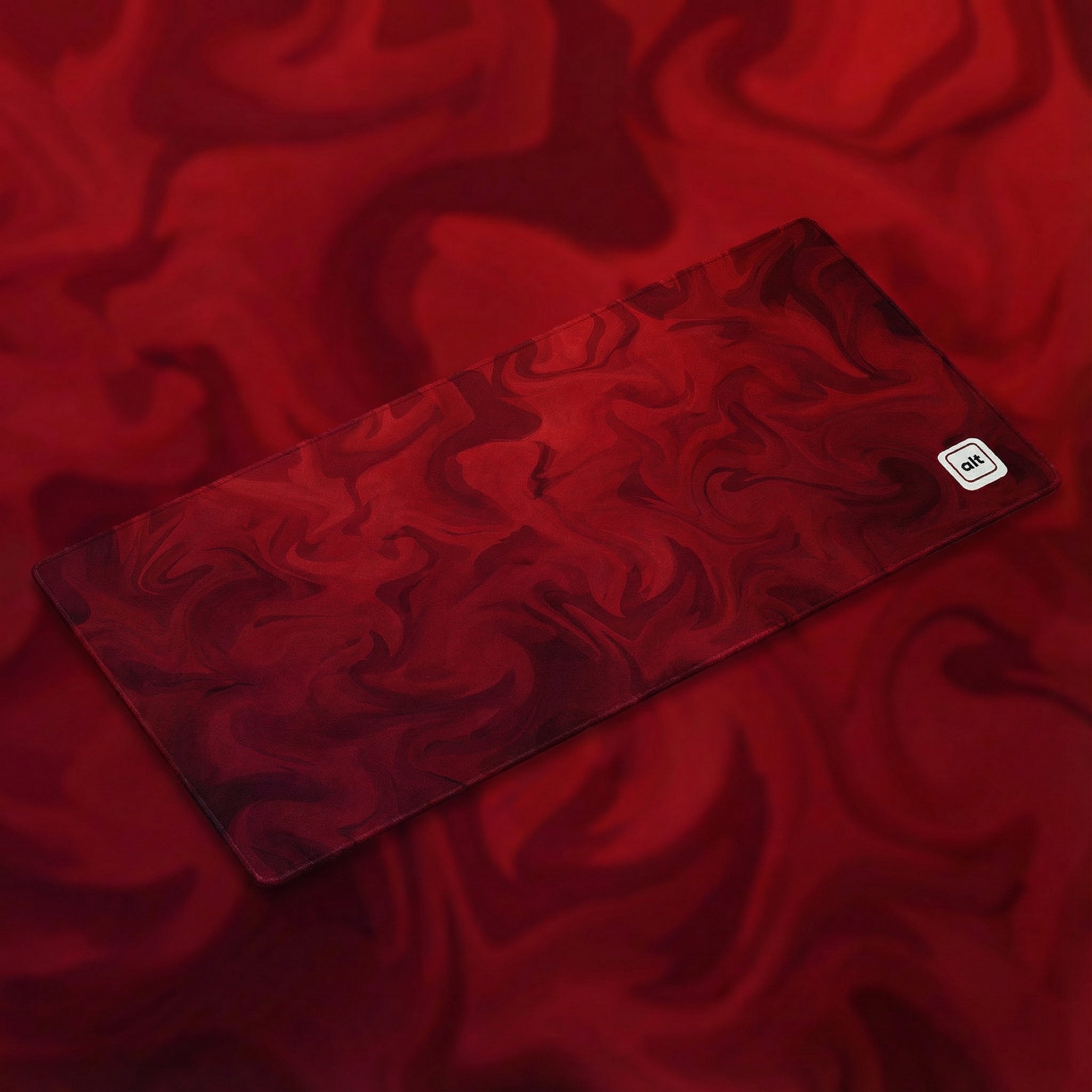 Red Liquify Mousepad