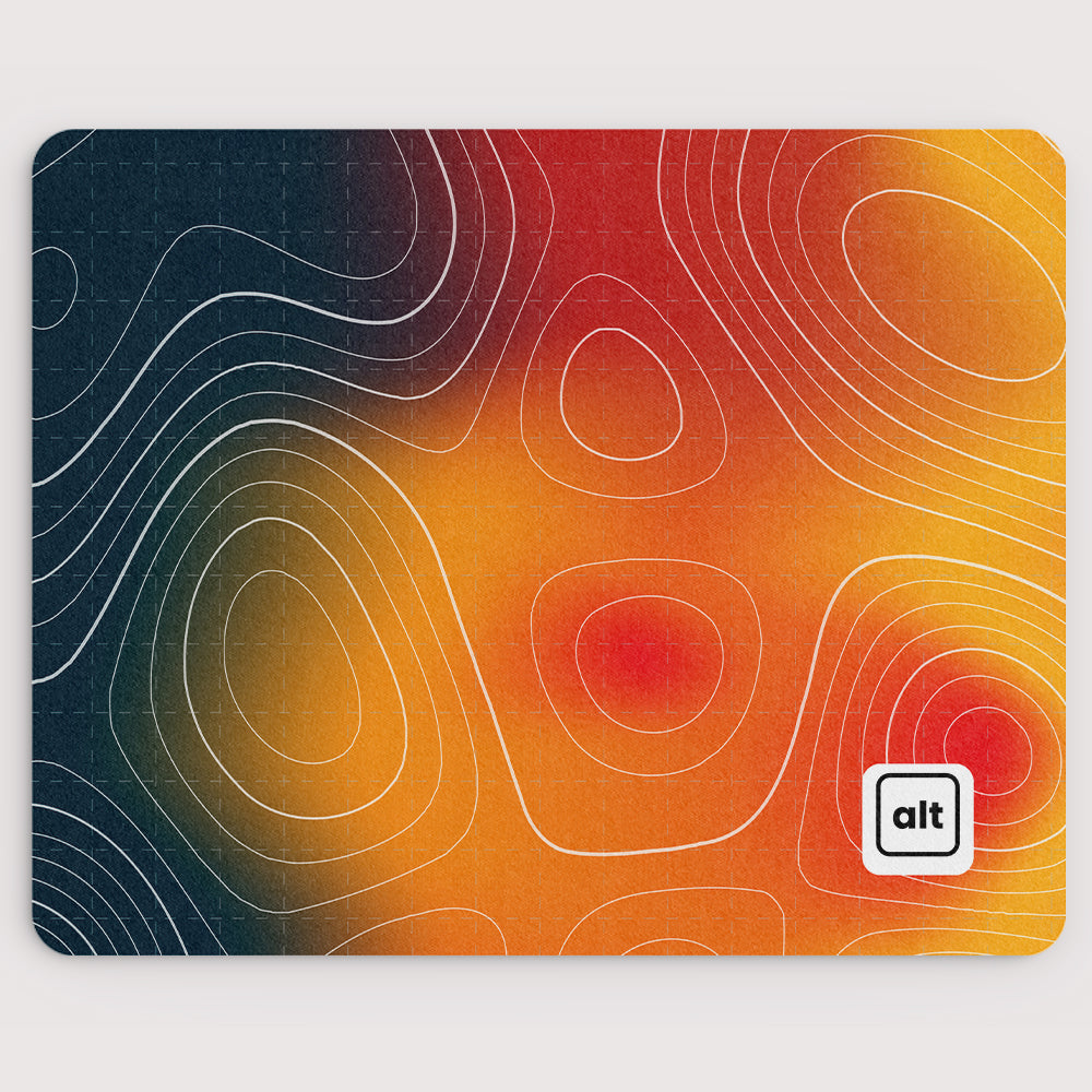 Heatwave Damascus Mousepad