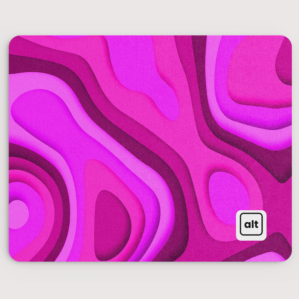 Topo Hot Pink Mousepad