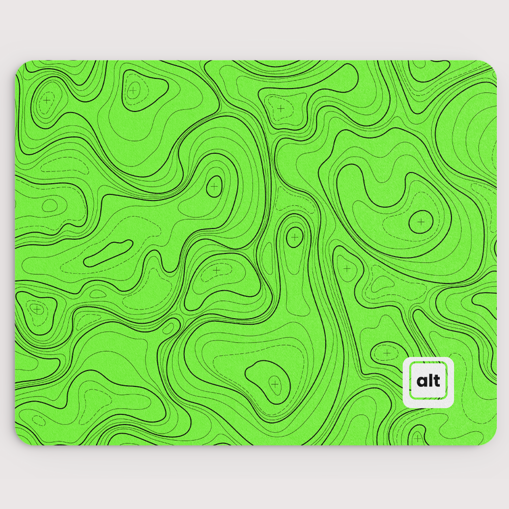 Green Region Mousepad