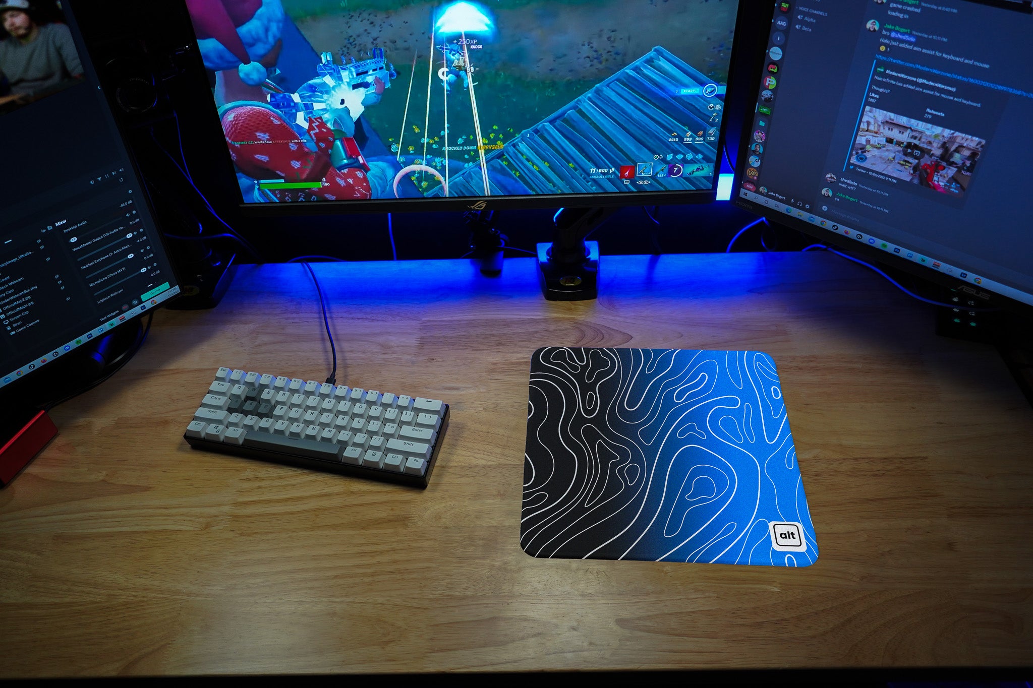 Bisman Ombre Damascus Mousepad