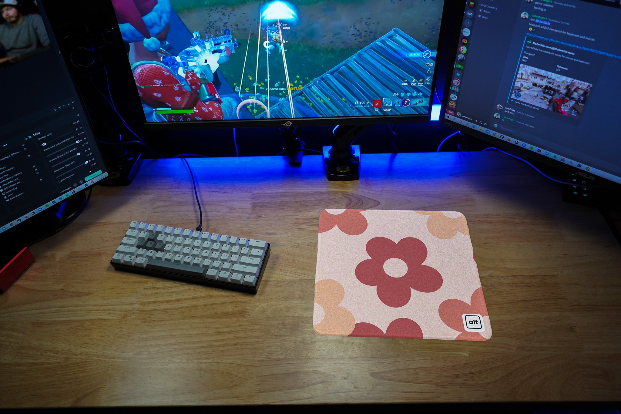 Groovy Flowers Mousepad