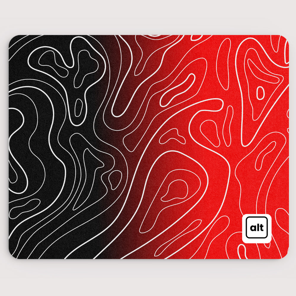 Flamin Ombre Damascus Mousepad