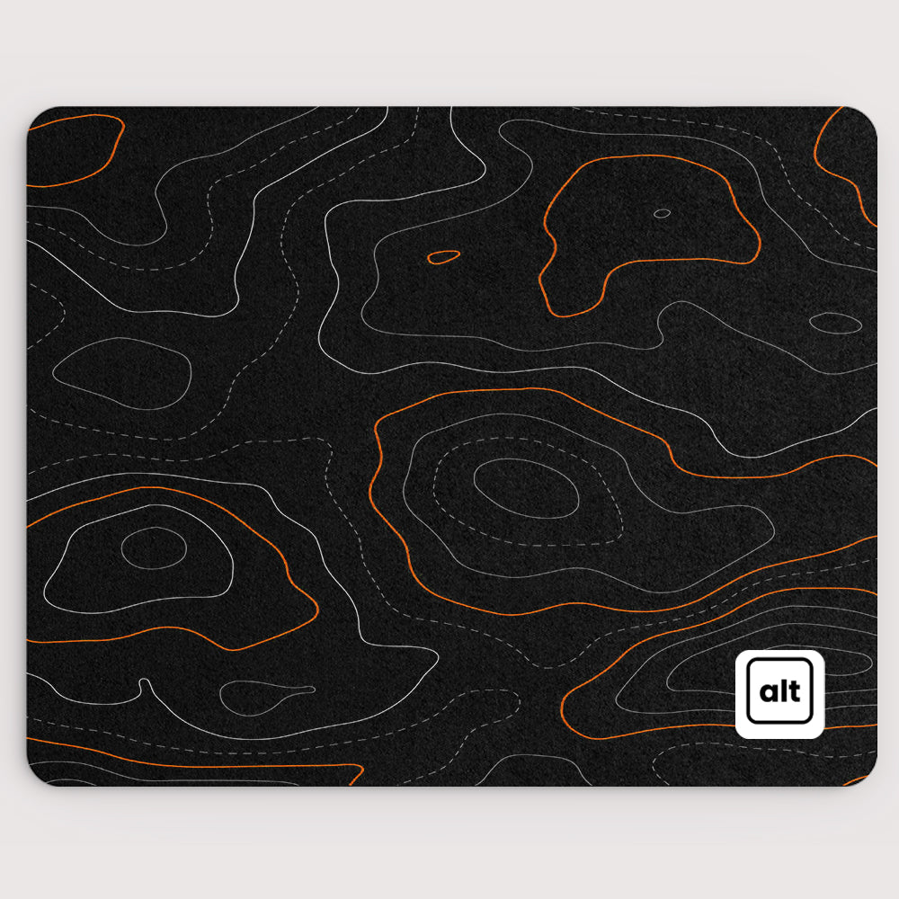 Dark Inverted Orange Damascus