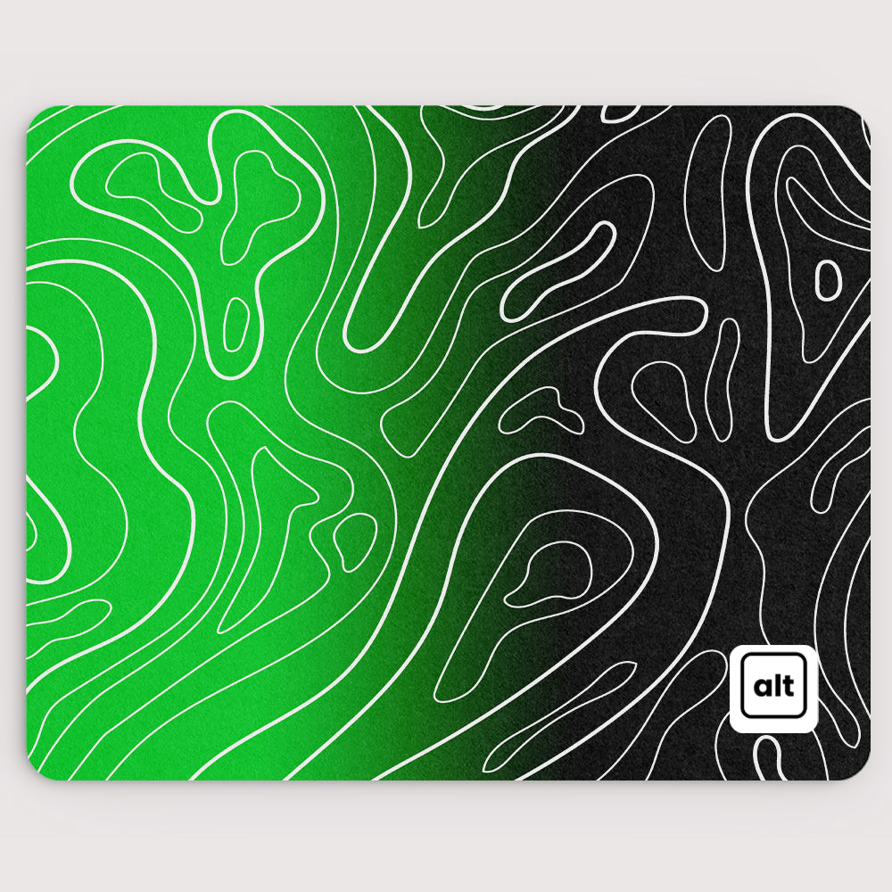 Shamrock Ombre Damascus Mousepad