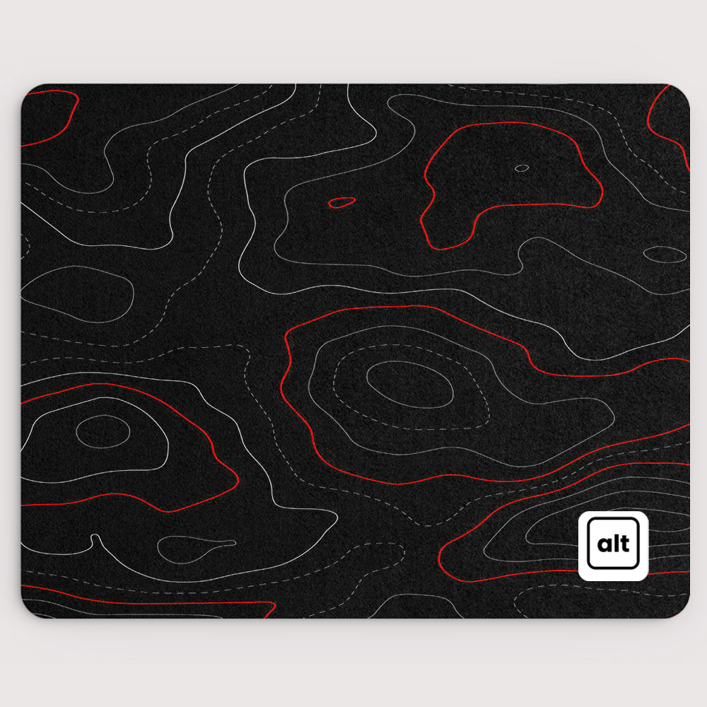 Dark Inverted Red Damascus