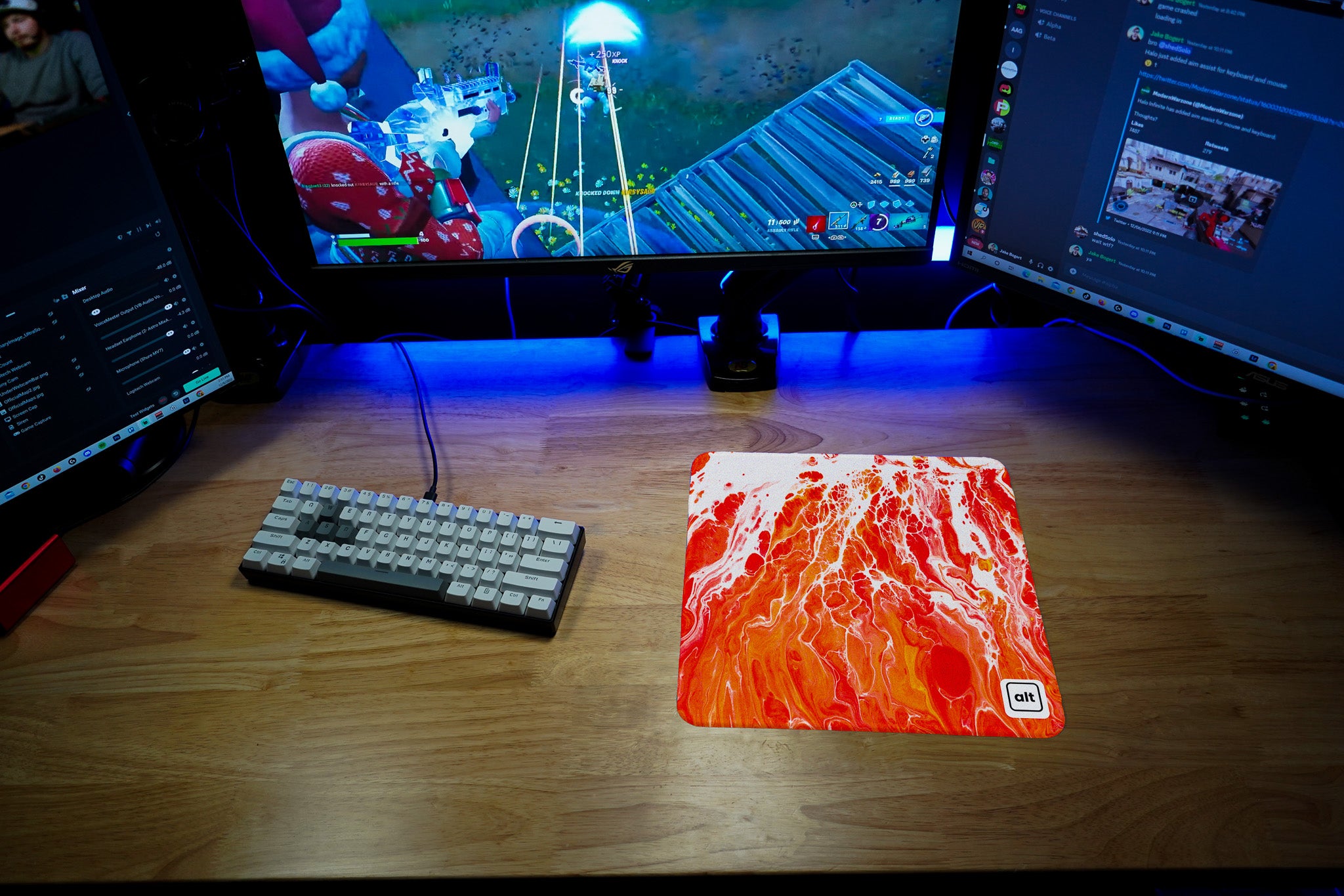 Red Ocean Mousepad