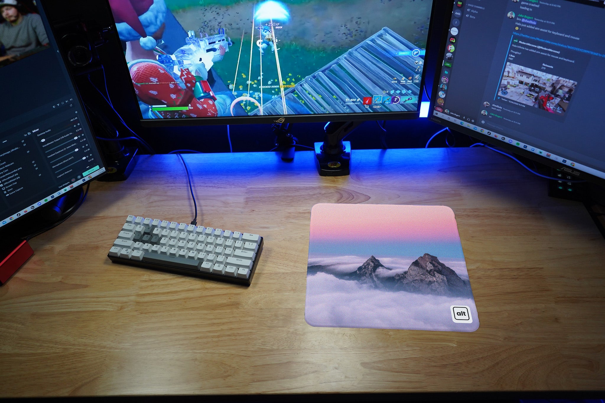 Foggy Mountains Mousepad