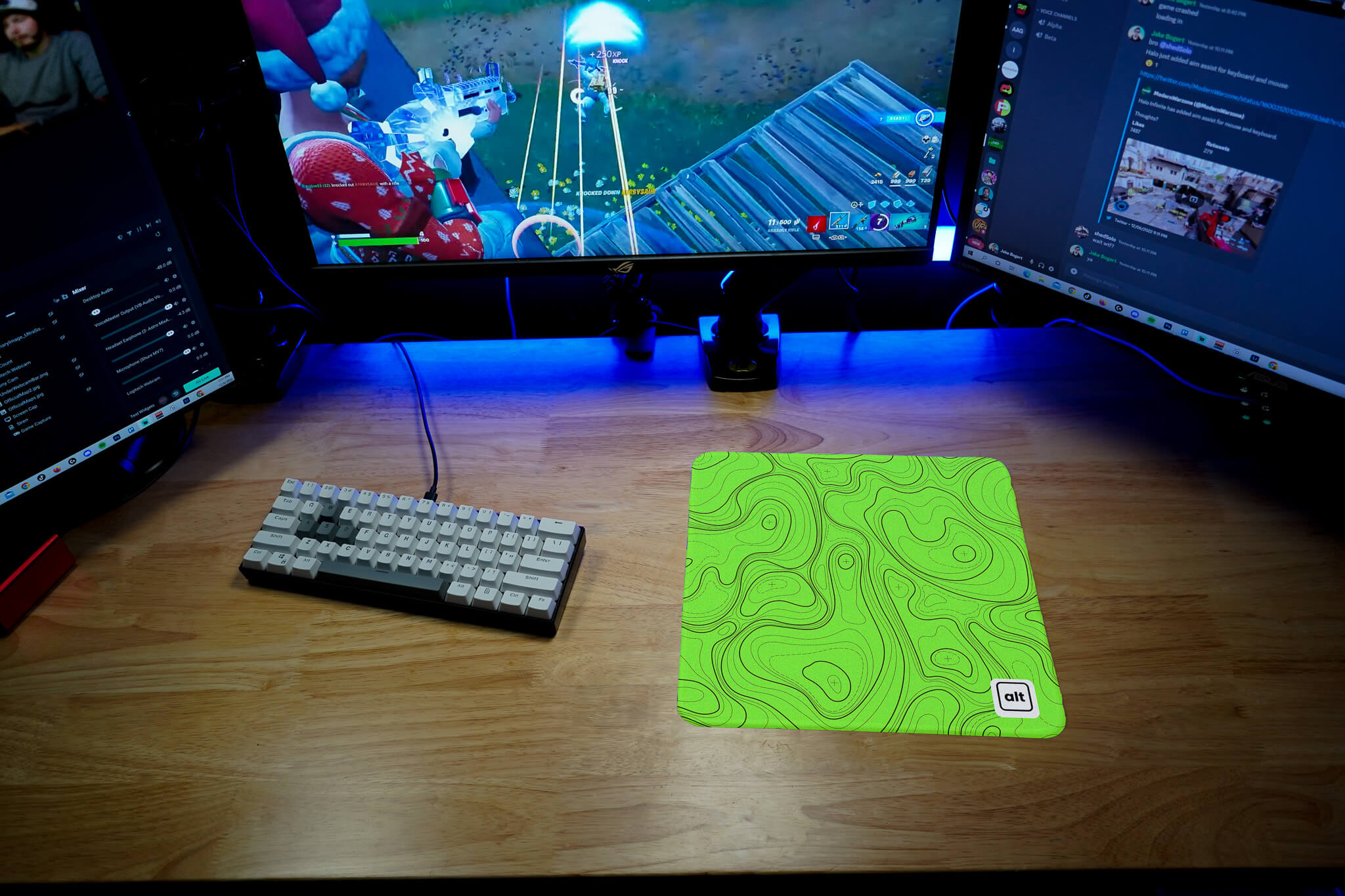 Green Region Mousepad