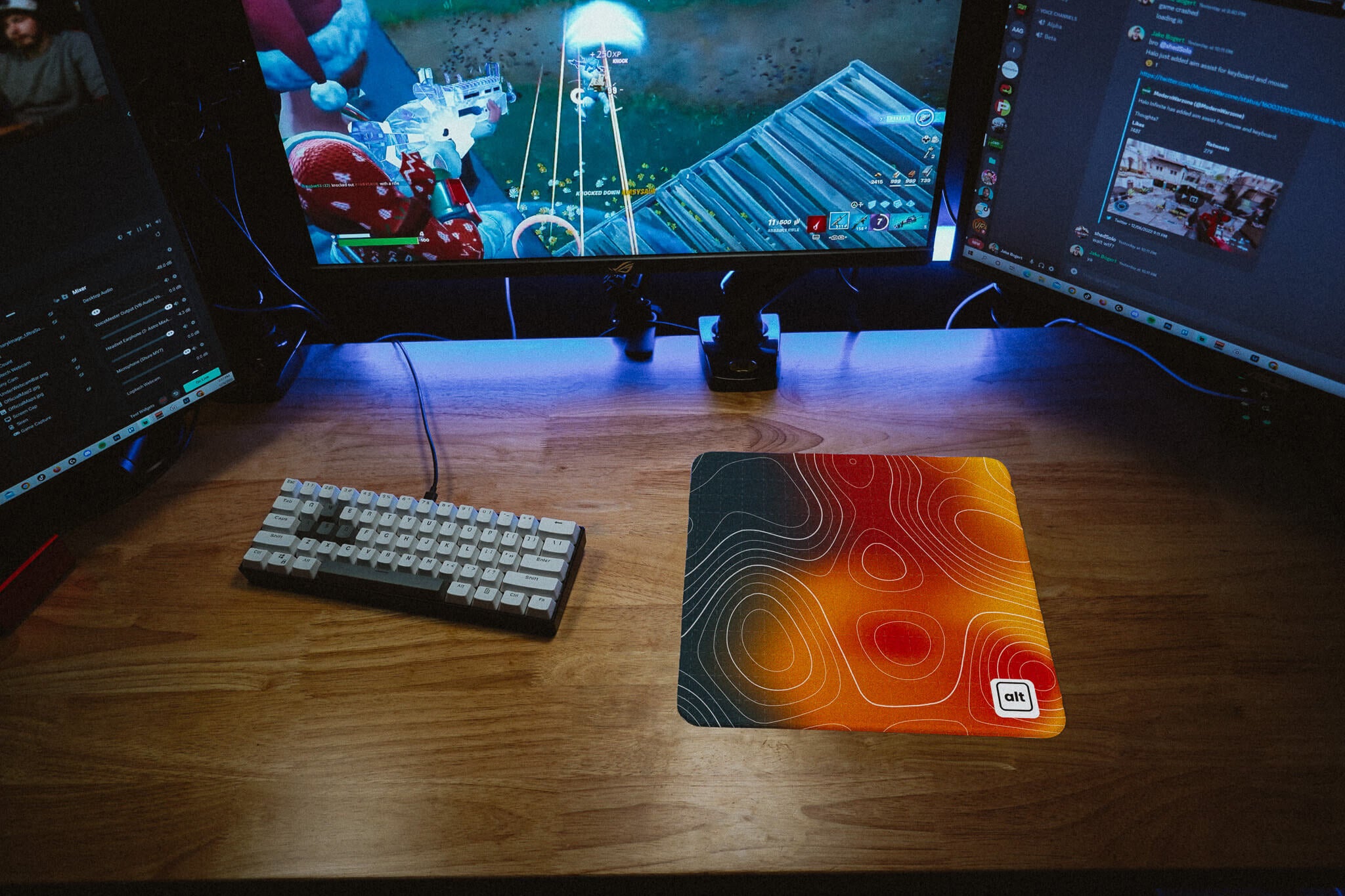 Heatwave Damascus Mousepad