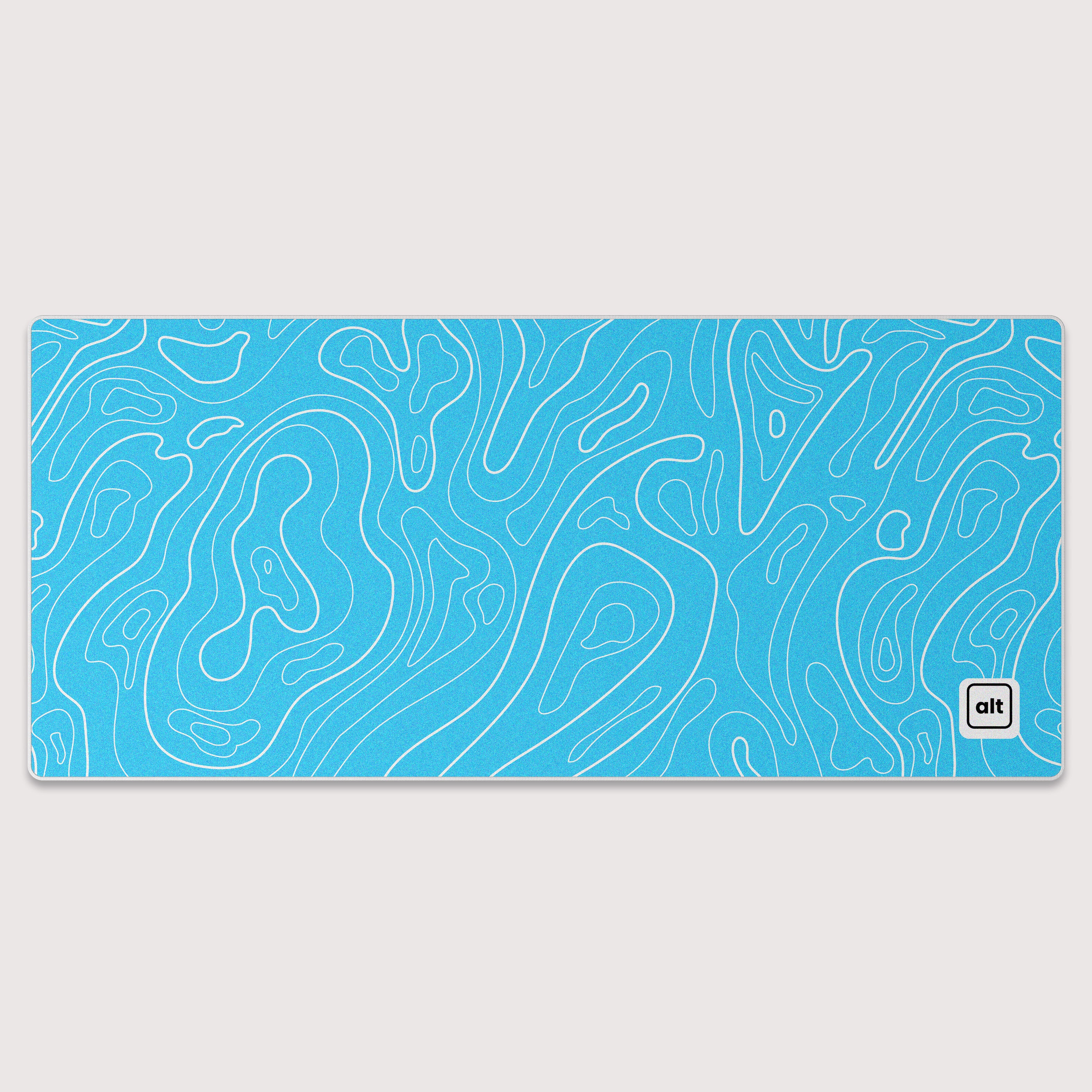 Blue Damascus Mousepad