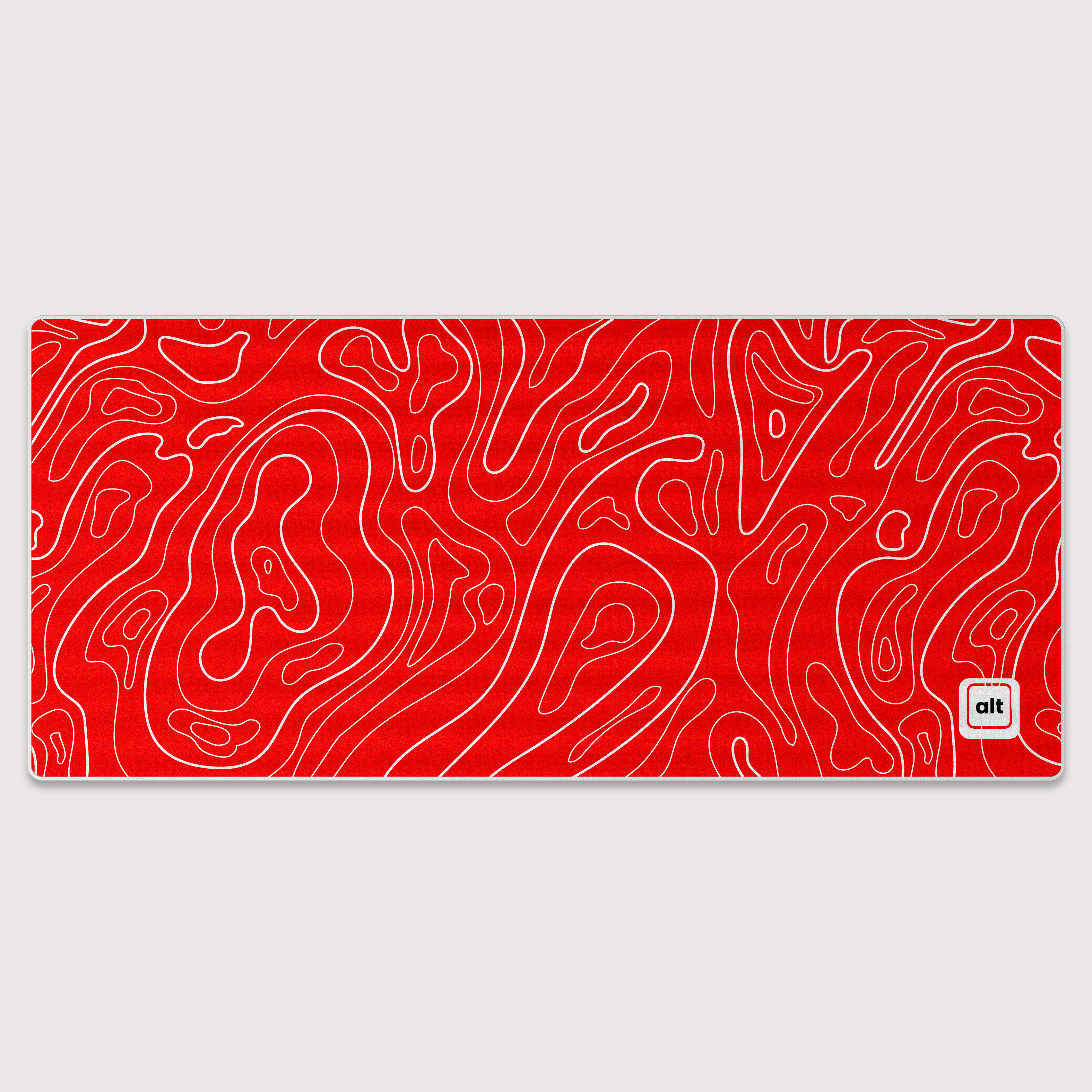 Red Damascus Mousepad