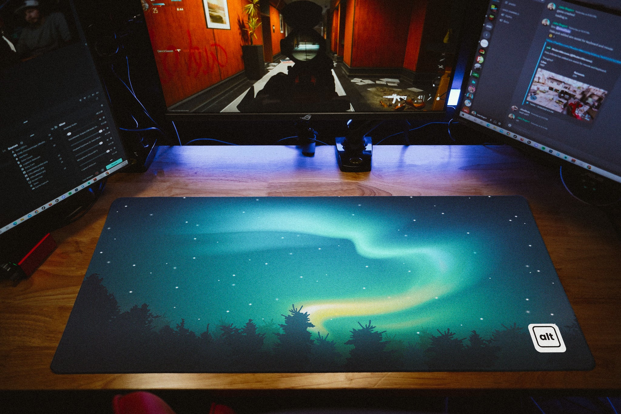 Aurora Borealis Mousepad