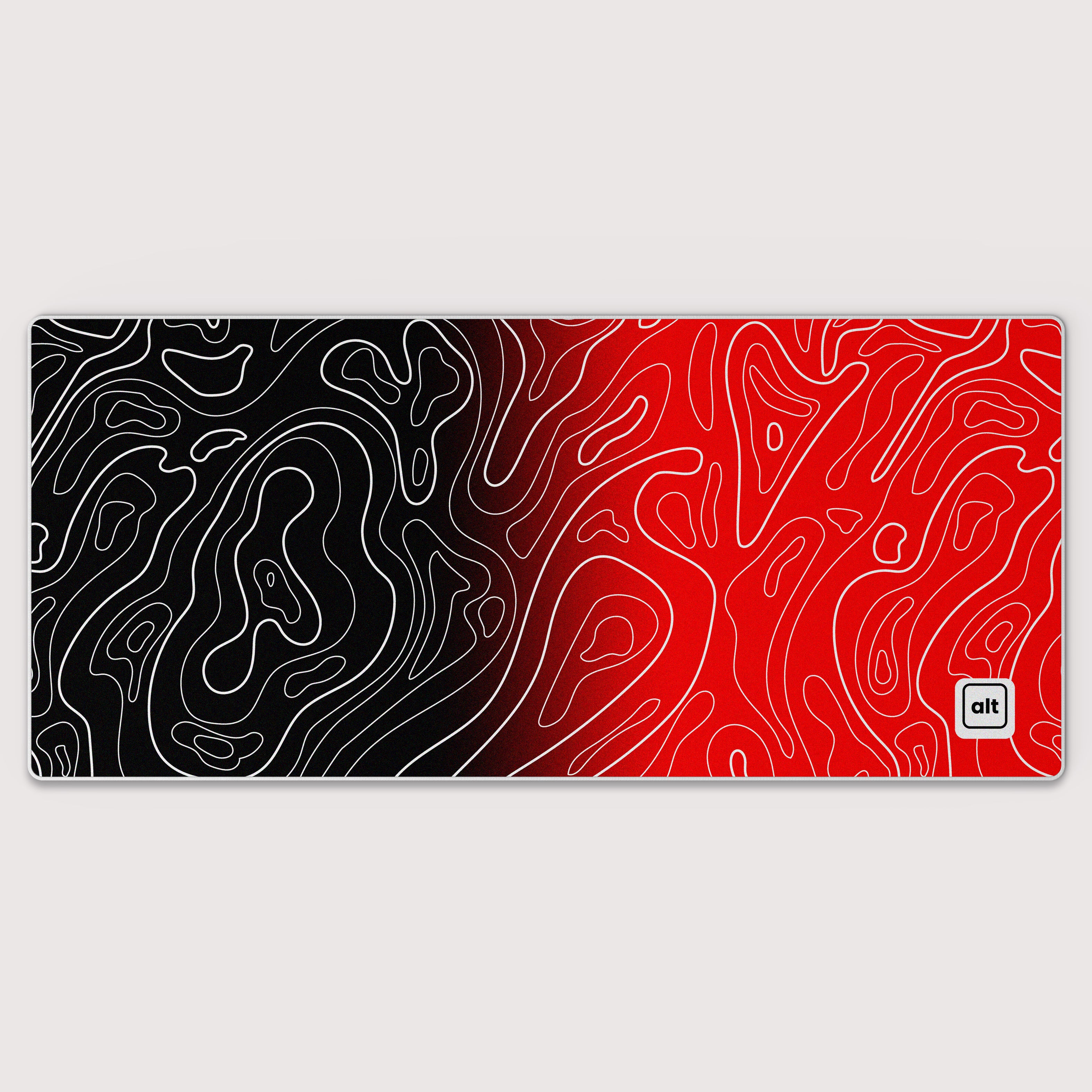 Flamin Ombre Damascus Mousepad