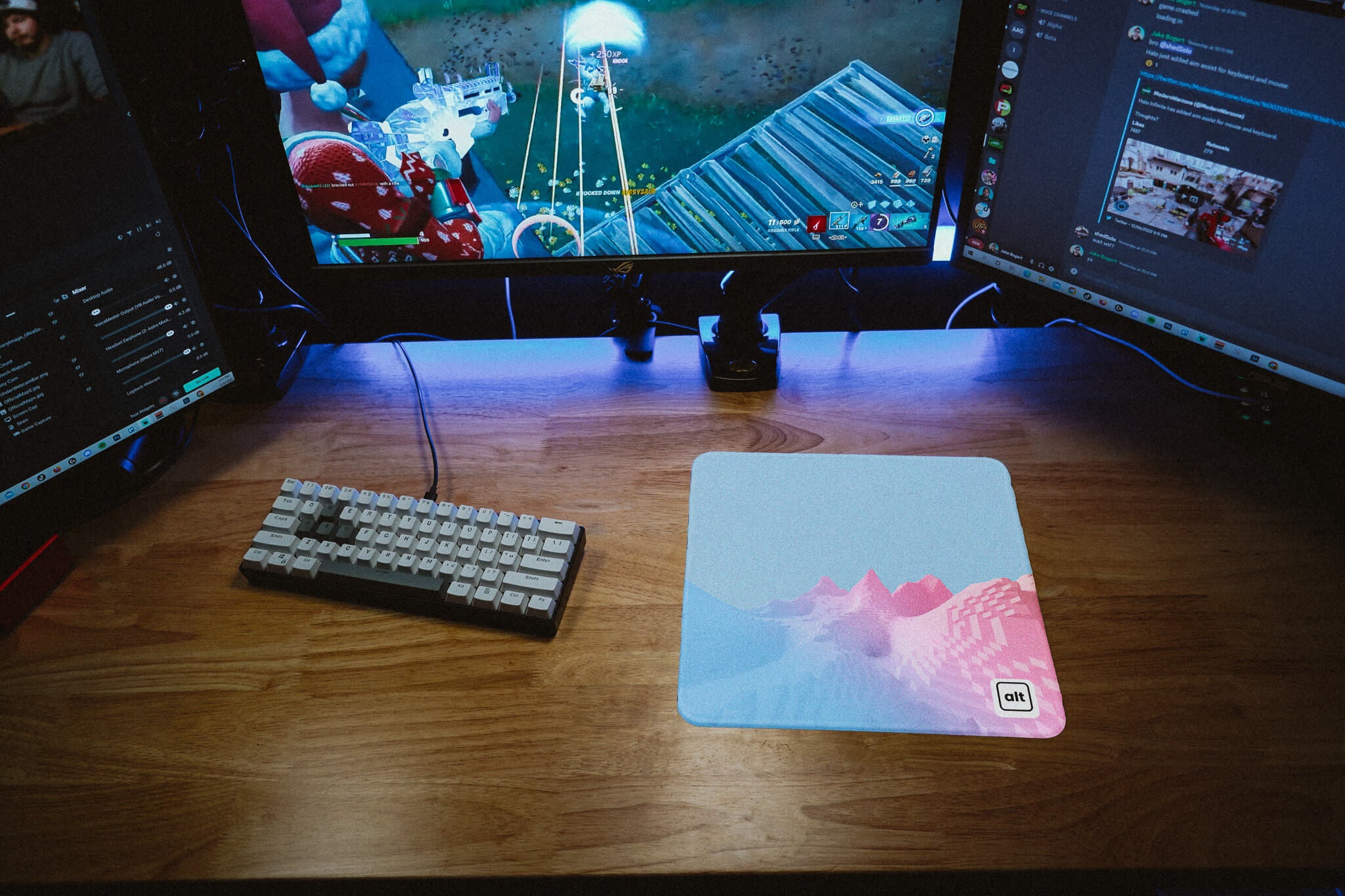 Pixel Mountains Mousepad