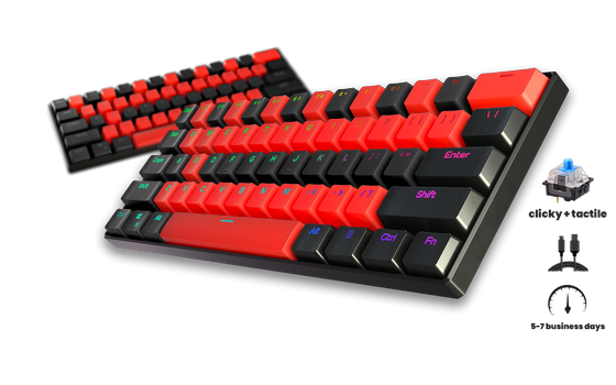 Heatwave T1 Pro 60% Gaming Keyboard - Gaming Keyboards