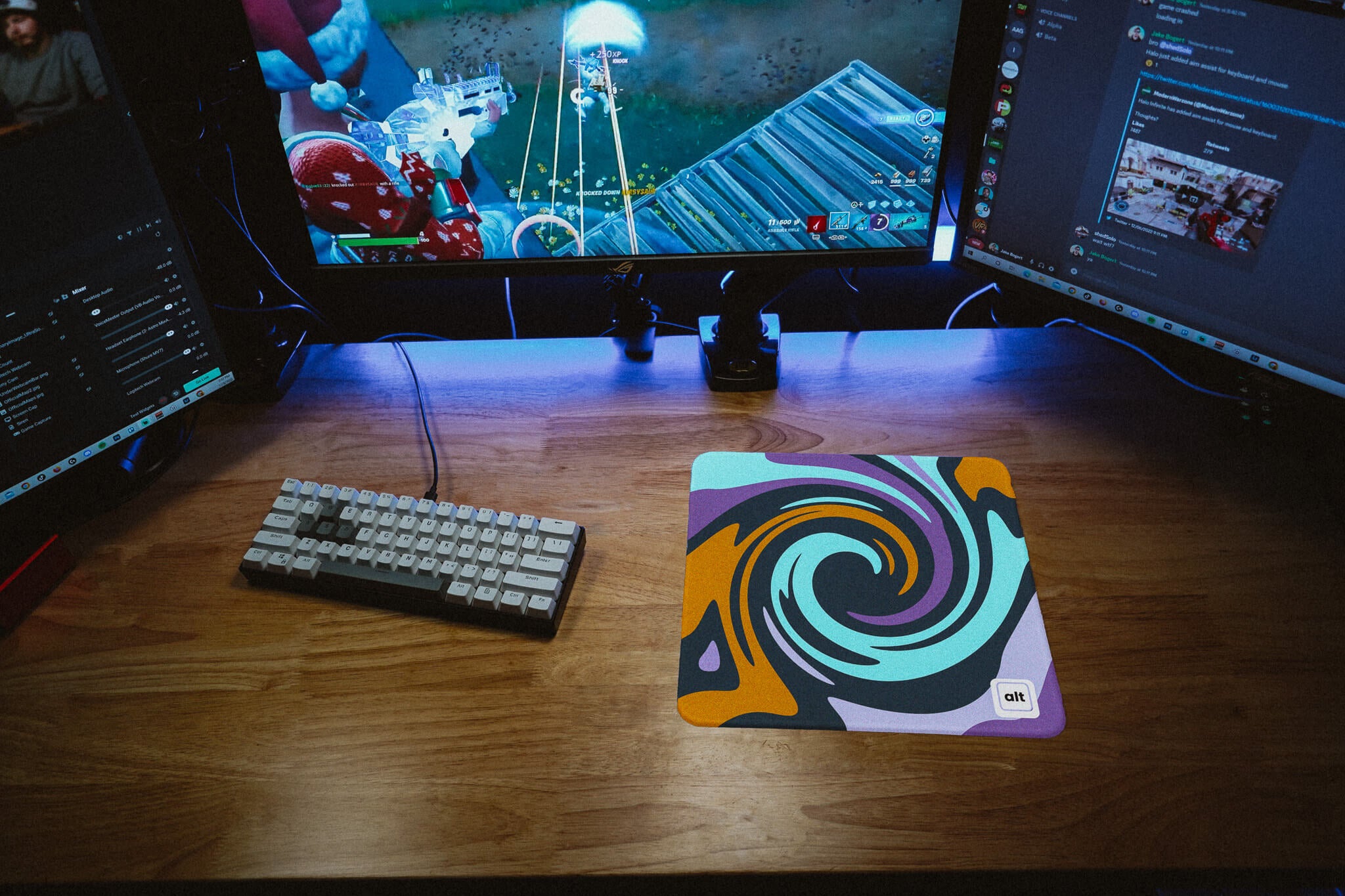 Twisted Galaxy Mousepad