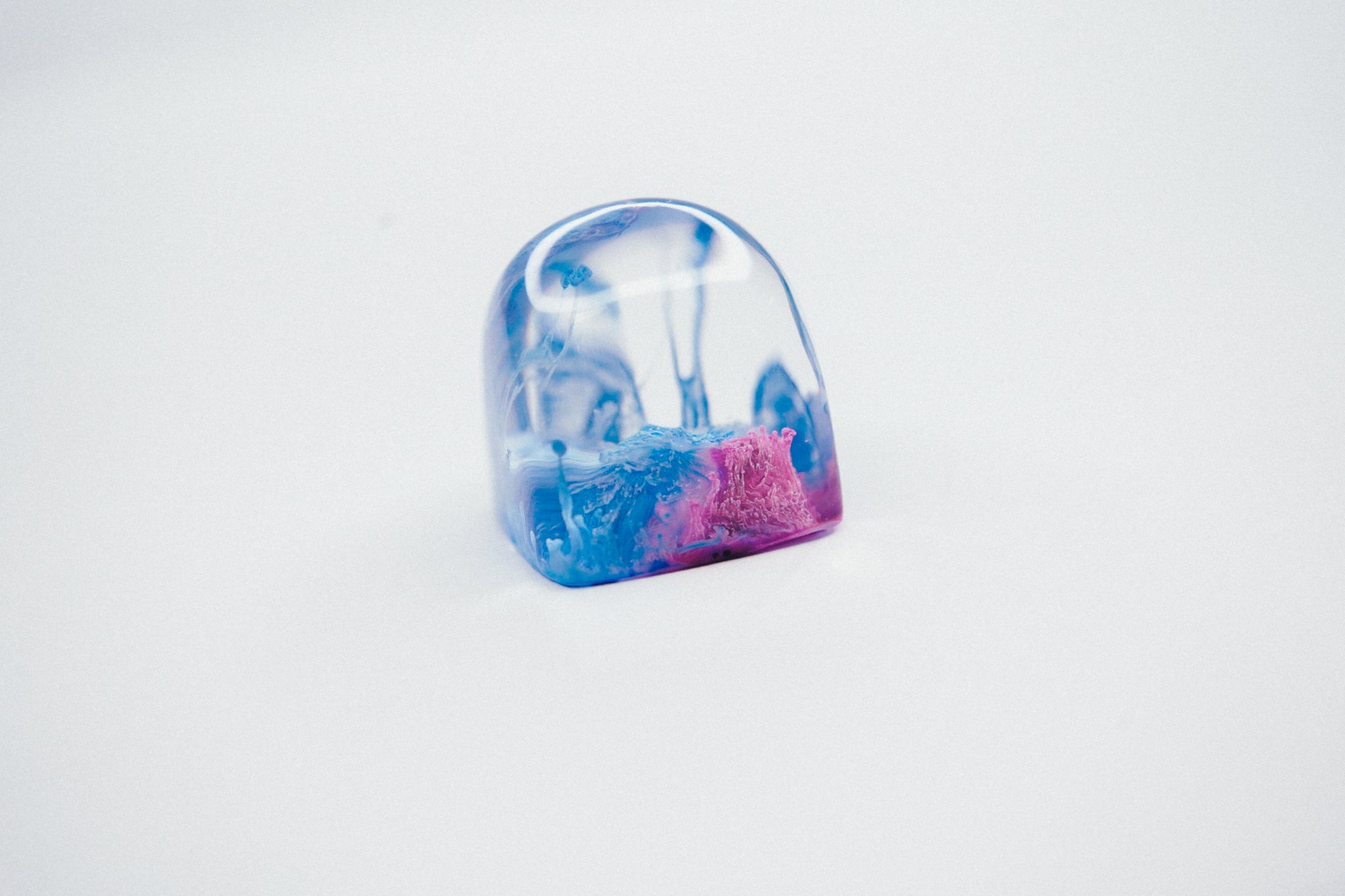 Blue Jelly Artisan Keycap - Gaming Keyboards