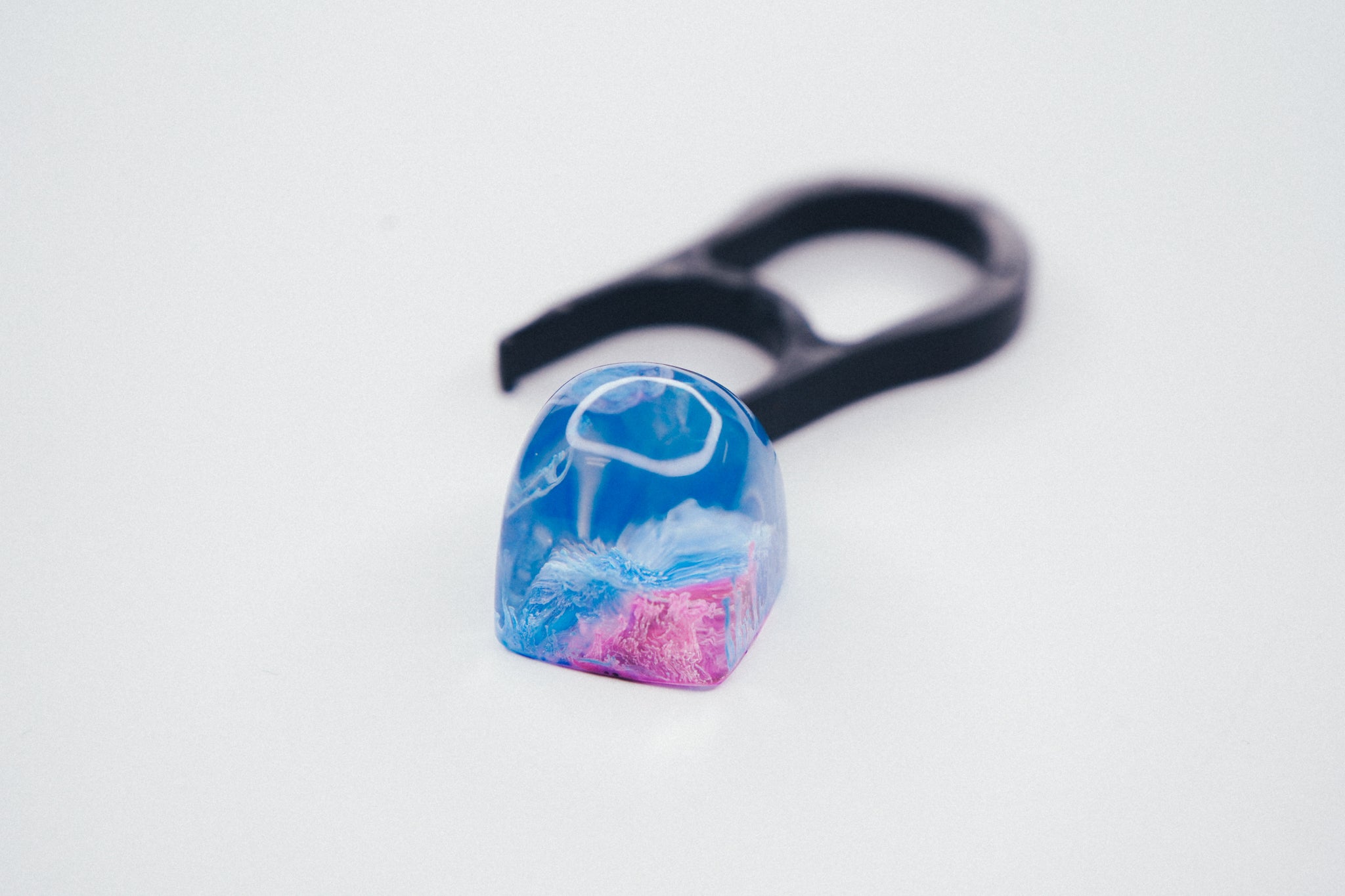 Blue Jelly Artisan Keycap - Gaming Keyboards