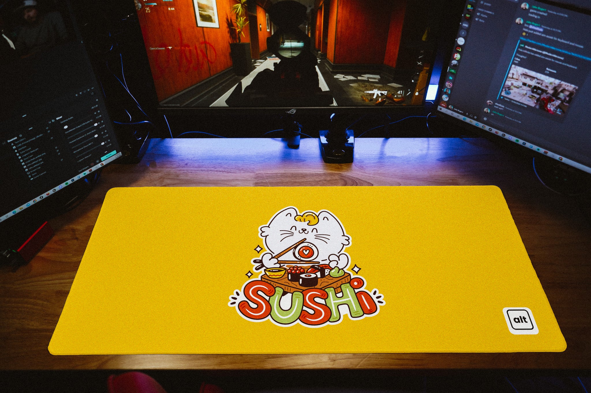 Sushi Cat Mousepad