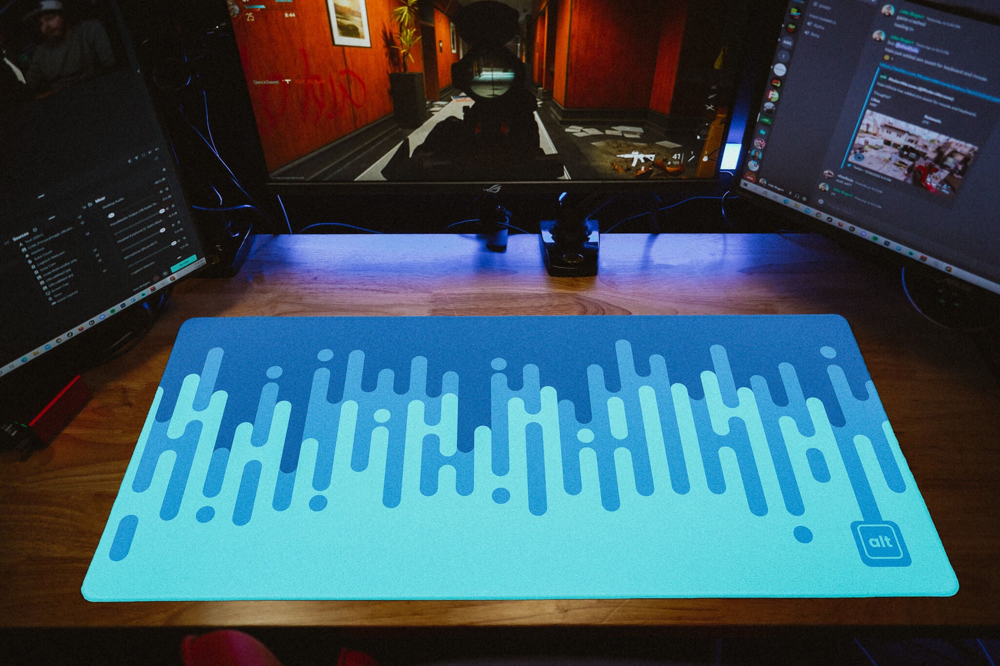 Linear Waves Atlantic Mousepad