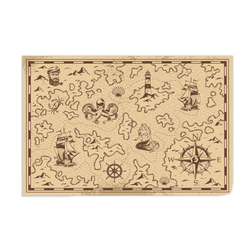 Pirate Map Wall Art
