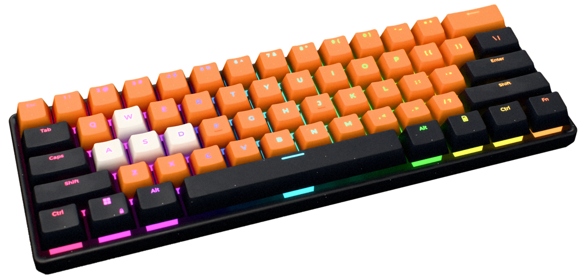 Spooky 60% gaming keyboard