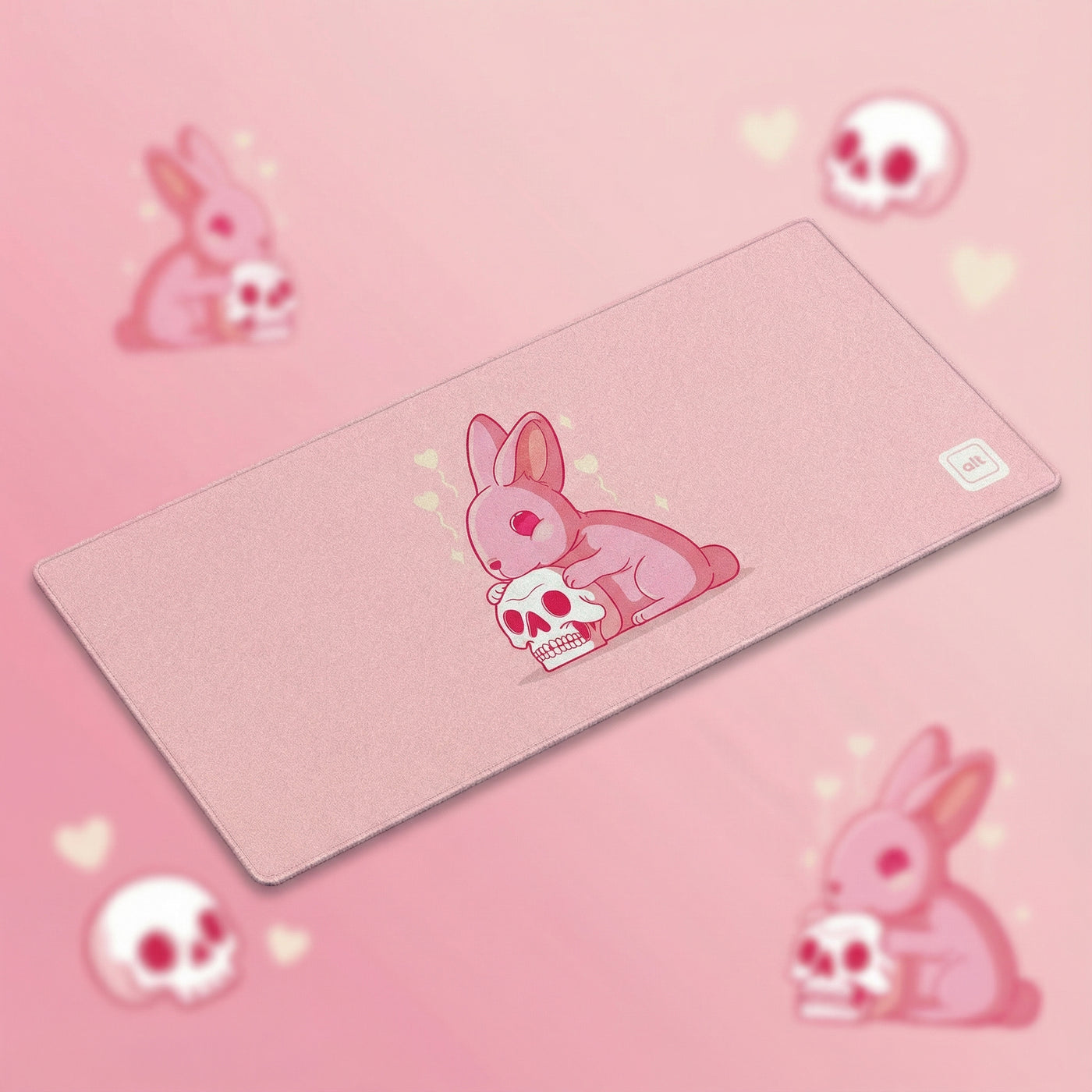 Bunny Skull Mousepad - [alt_customs]