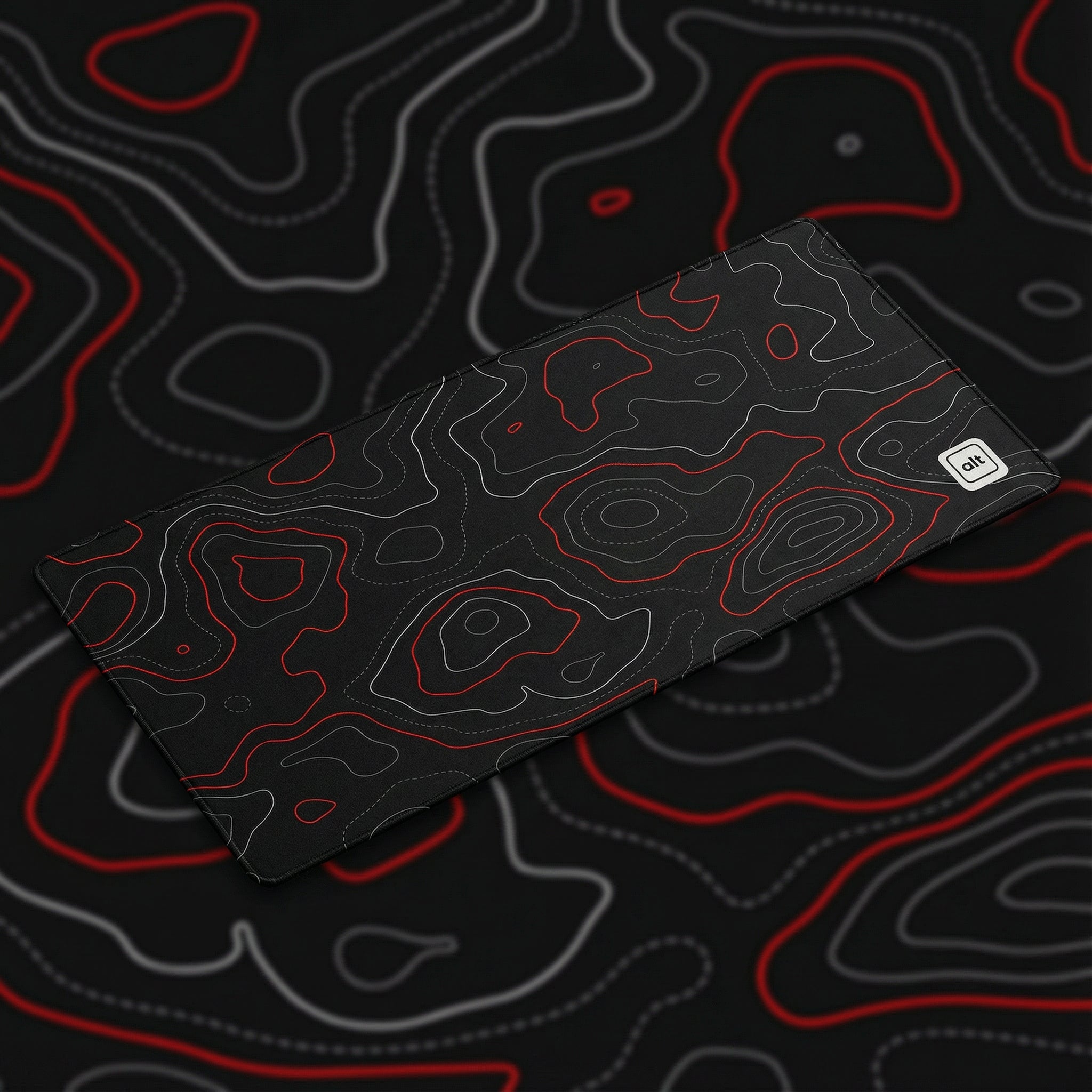 Dark Inverted Red Damascus