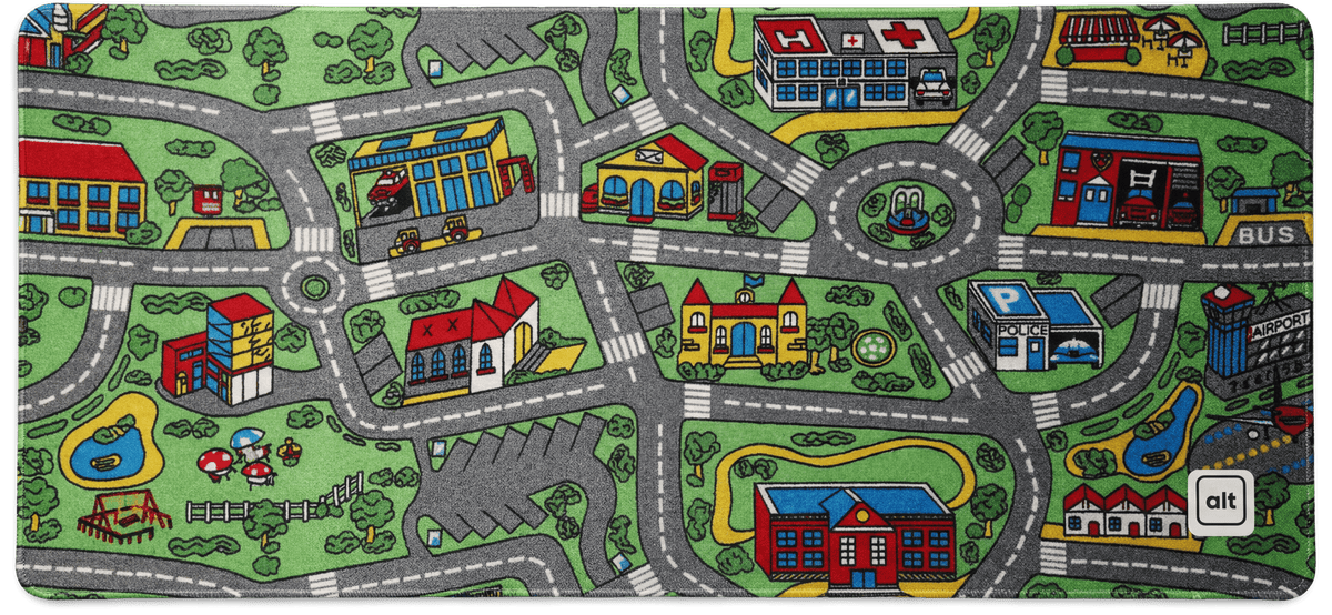 Retro Cars Mat Mousepad - [alt_customs]