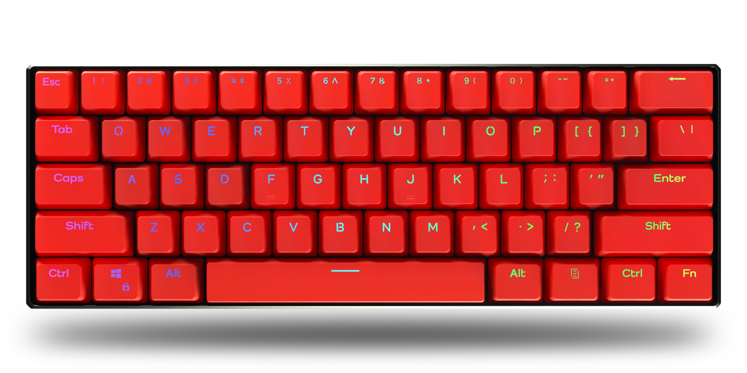 Red 60% Keyboard