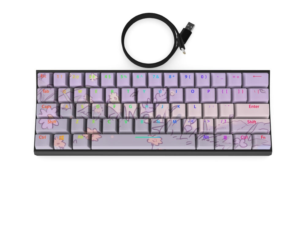 T60 Keyboard - Custom Design Ref: VKCF7BW - [alt_customs]