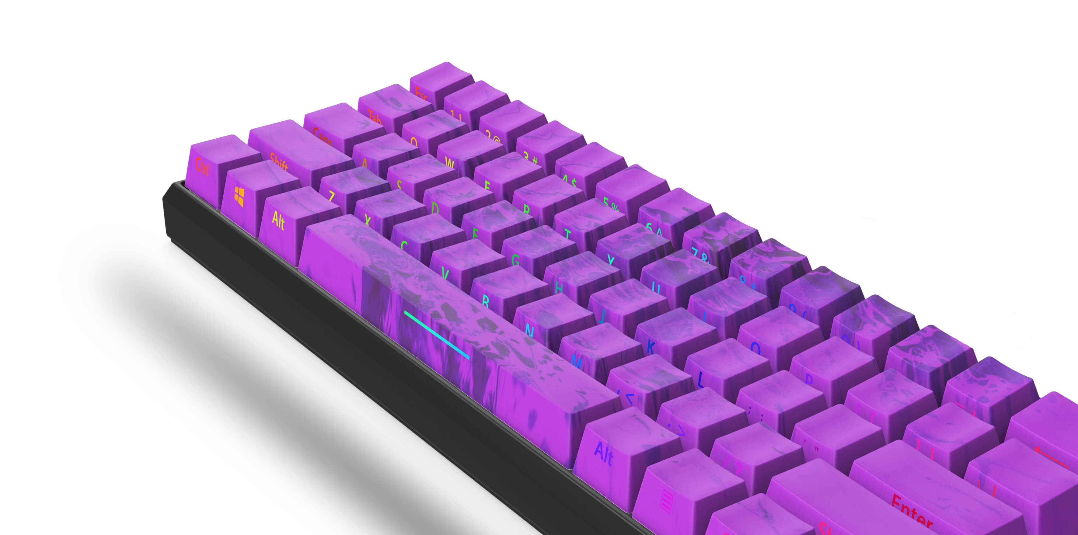 Mauve Surge T60 Pro Keyboard