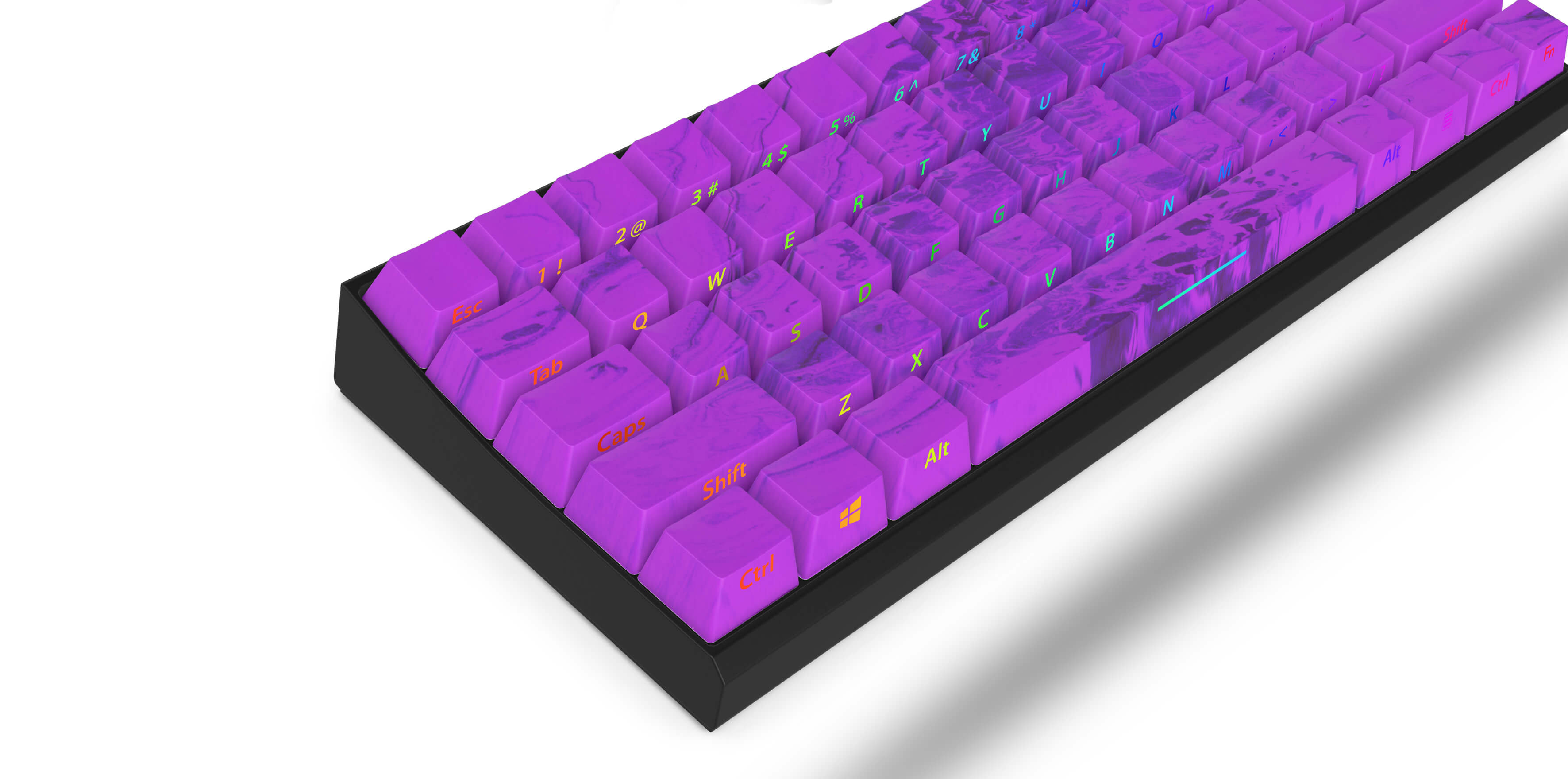 Mauve Surge T60 Pro Keyboard