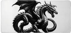 Void Dragon White Mousepad