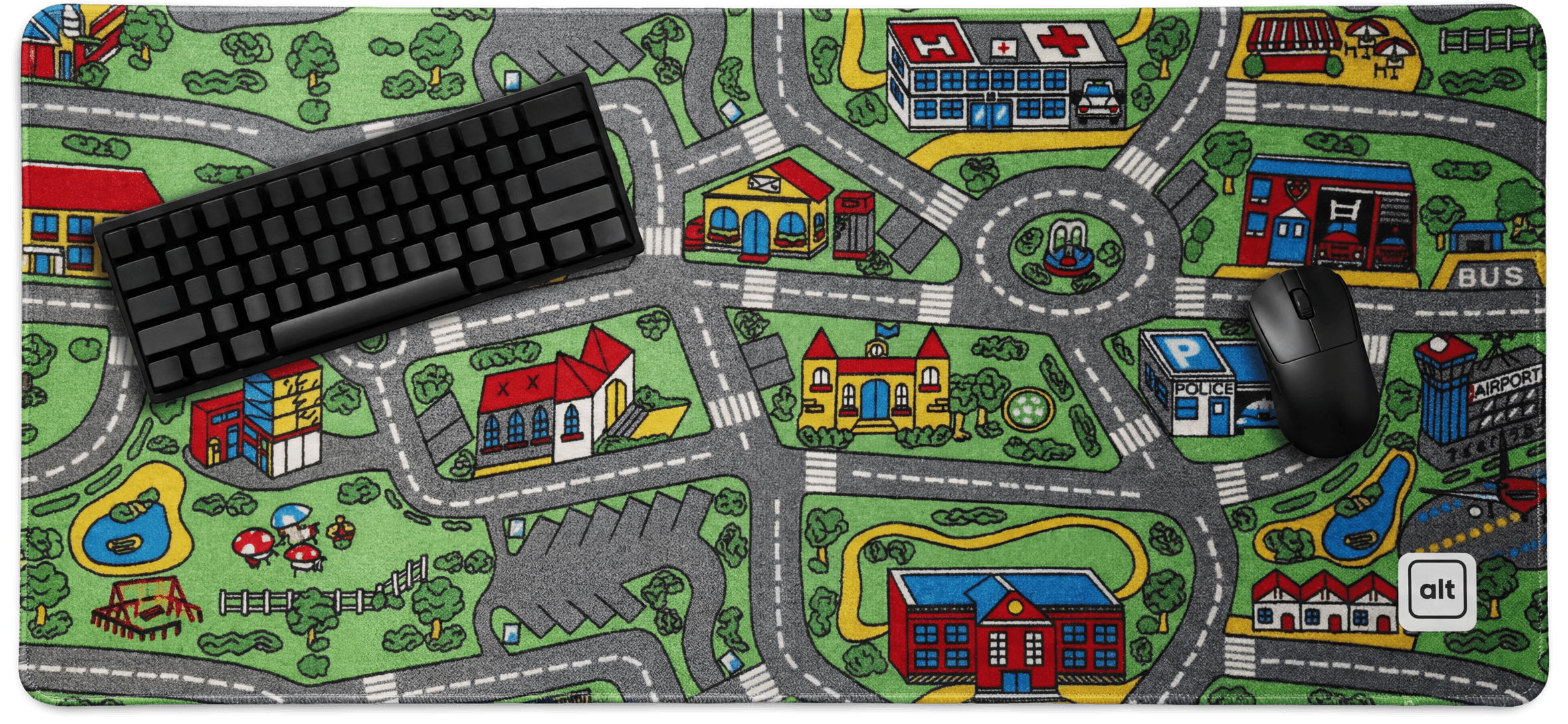 Retro Cars Mat Mousepad
