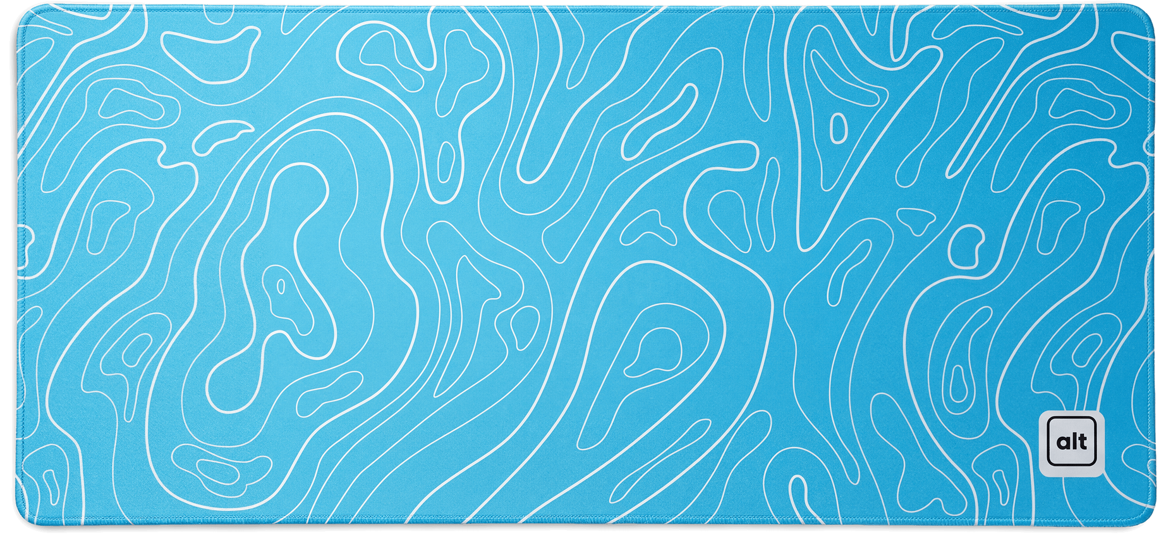 Blue Damascus Mousepad