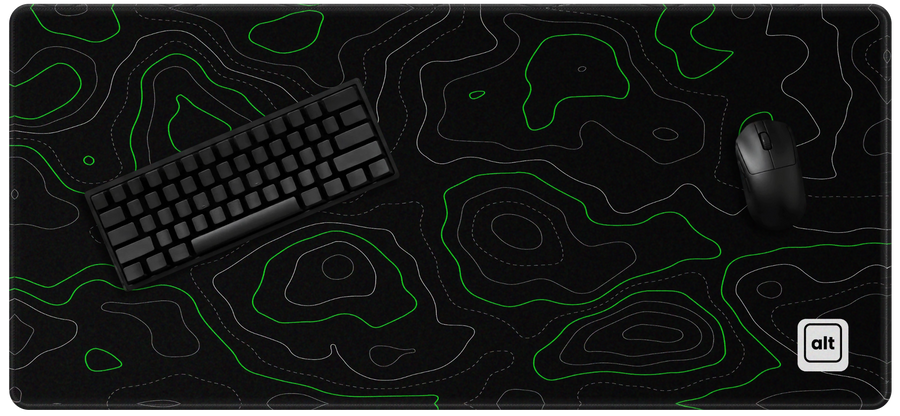 Dark Inverted Green Damascus
