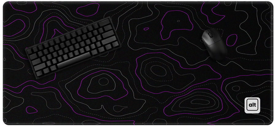 Dark Inverted Purple Damascus