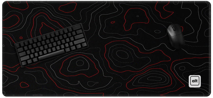 Dark Inverted Red Damascus