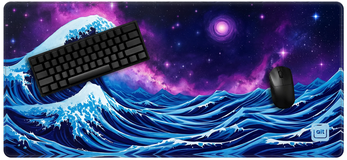 Galaxy Waves Mousepad - [alt_customs]