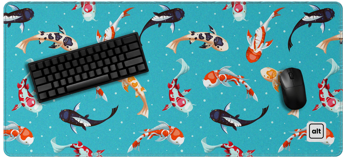Koi Pond Mousepad - [alt_customs]