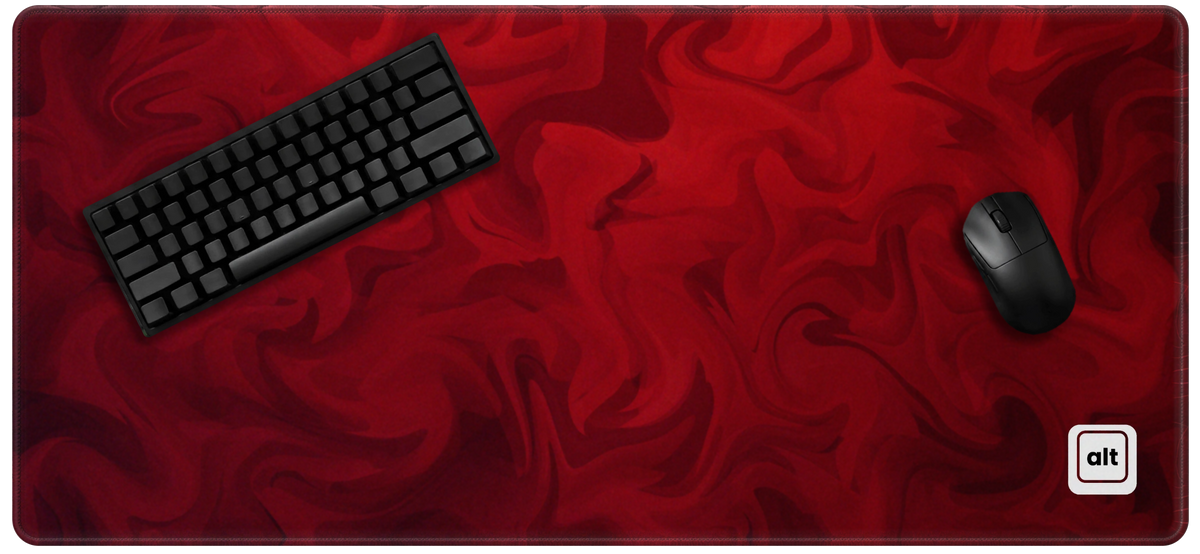 Red Liquify Mousepad - [alt_customs]