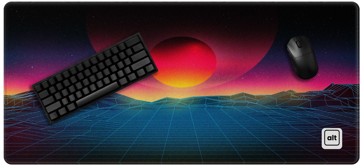Synth Waves Mousepad - [alt_customs]