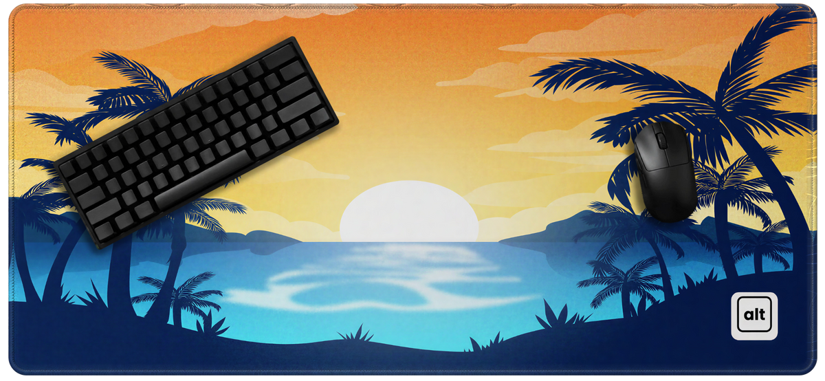 Tropical Sunrise Mousepad - [alt_customs]