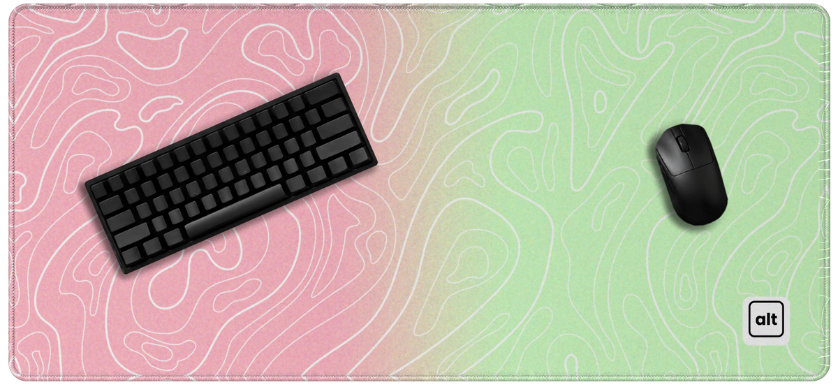 Watermelon Ombre Damascus Mousepad - [alt_customs]