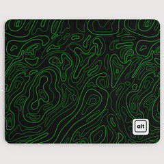 Green Black Damascus Mousepad - [alt_customs]